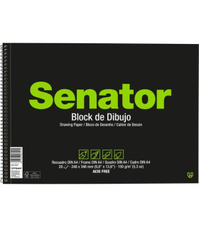 BLOC DIBUJO SENATOR PP C/REC. Fº PROL. 1