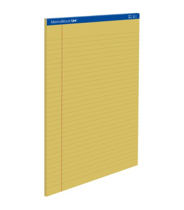 BLOC DE NOTAS UNI MEMOBLOC A4 80h HOR.