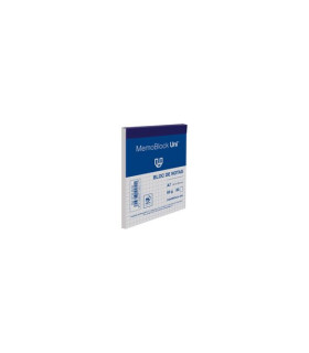 BLOC DE NOTAS UNI MEMOBLOC A7 80h CD.4