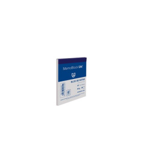 BLOC DE NOTAS UNI MEMOBLOC A7 80h LISO