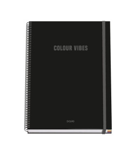 BLOC DOHE COLOUR VIBES A4 100h CD.5 NEGR