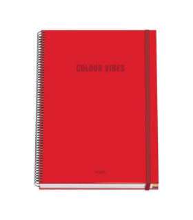 BLOC DOHE COLOUR VIBES A4 100h CD.5 ROJO