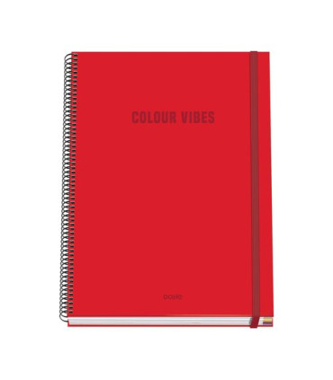 BLOC DOHE COLOUR VIBES A4 100h CD.5 ROJO