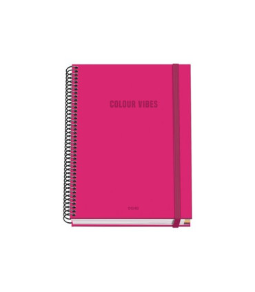 BLOC DOHE COLOUR VIBES A5 100h CD.5 ROSA