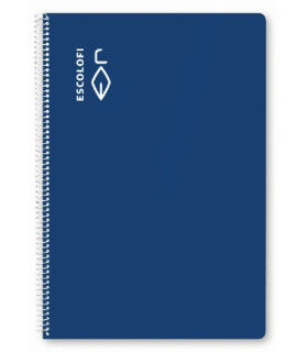 BLOC ESCOLOFI A4 80h DOTS 90g AZUL