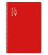 BLOC ESCOLOFI A4 80h DOTS 90g ROJO
