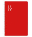 BLOC ESCOLOFI A4 80h DOTS 90g ROJO
