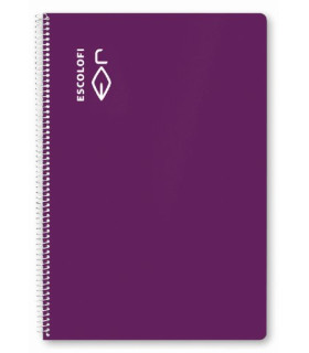 BLOC ESCOLOFI A4 80h DOTS 90g VIOLETA