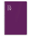 BLOC ESCOLOFI A4 80h DOTS 90g VIOLETA