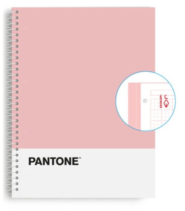 BLOC ESCOL.PANTONE A4 BASIC 80h 5x5 RS
