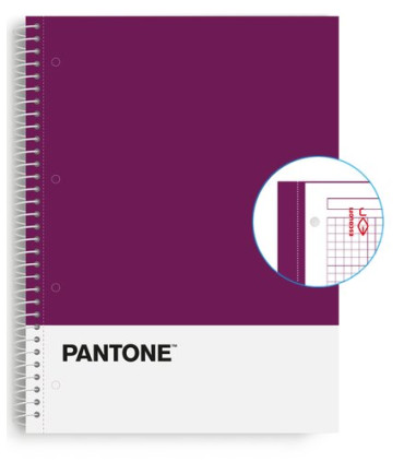 BLOC ESCOL.PANTONE A4 BASIC 80h 5x5 VL