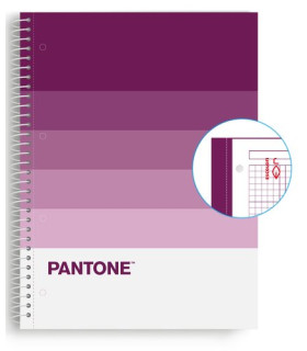 BLOC ESCOL.PANTONE A4 SPEAKS 80h 5x5 FT