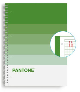 BLOC ESCOL.PANTONE A4 SPEAKS 80h 5x5 NT
