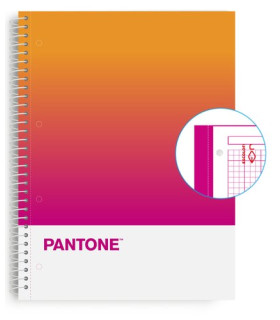 BLOC ESCOL.PANTONE A4 TOGET. 80h 5x5 CR