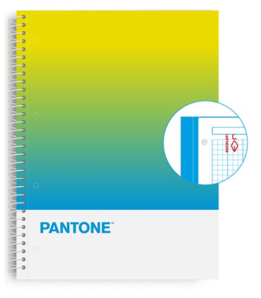 BLOC ESCOL.PANTONE A4 TOGET. 80h 5x5 LF