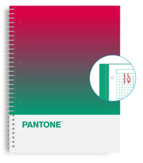 BLOC ESCOL.PANTONE A4 TOGET. 80h 5x5 SS