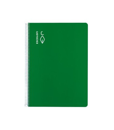 BLOC ESCOLOFI A4 80h CD.3 70g VERDE