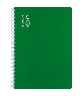 BLOC ESCOLOFI A4 80h CD.4 70g VERDE