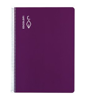 BLOC ESCOLOFI A4 80h CD.4 70g VIOLETA