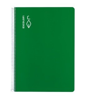BLOC ESCOLOFI A4 80h CD.4 70g VERDE