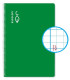 BLOC ESCOLOFI Fº 100h PAUTA 3 70g VERDE