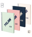 BLOC MILAN 430 A5 80h LISO SURT. PACK 4