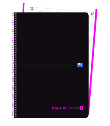 BLOC OXF. EU.BOOK 1 PP A4 80h CD.5 ROSA