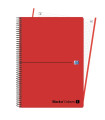 BLOC OXF. EU.BOOK 1 PP A4 80h CD.5 ROJO