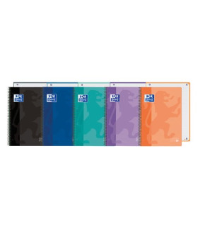 BLOC OXF. EU.BOOK 1 A4 80h CD.5 SURTIDO