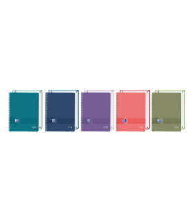 BLOC OXF. EU.BOOK 1 A4 80h CD.5 SURTIDO