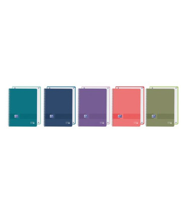 BLOC OXF. EU.BOOK 1 A4 80h CD.5 SURTIDO