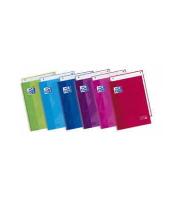BLOC OXF. EU.BOOK 1 A4 80h CD.5 SURTIDO