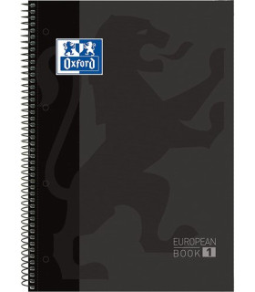 BLOC OXF. EU.BOOK 1 A4 80h HZ. NEGRO