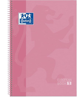 BLOC OXF. EU.BOOK 1 A4 80h HZ. ROSA