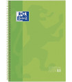 BLOC OXF. EU.BOOK 1 A4 80h HZ. VERDE M