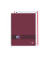 BLOC OXF. EU.BOOK 1 A4 80h CD.5 BURDEOS