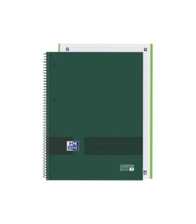 BLOC OXF. EU.BOOK 1 A4 80h CD.5 MILITAR