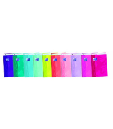 BLOC OXF. EU.BOOK 1 A4 80h CD.5 CORAL