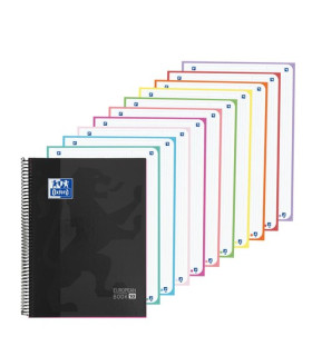 BLOC OXF. EU.BOOK 10 A4 200h CD.5 NEGRO