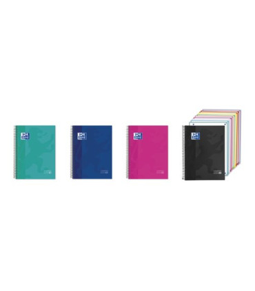 BLOC OXF. EU.BOOK 10 A4 200h HZ. COL.(4)