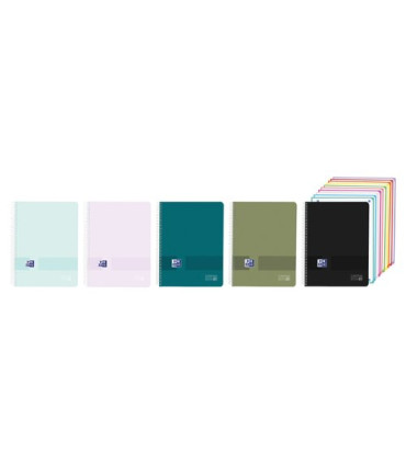 BLOC OXF. EU.BOOK 10 A4 200h CD.5 COL.(4