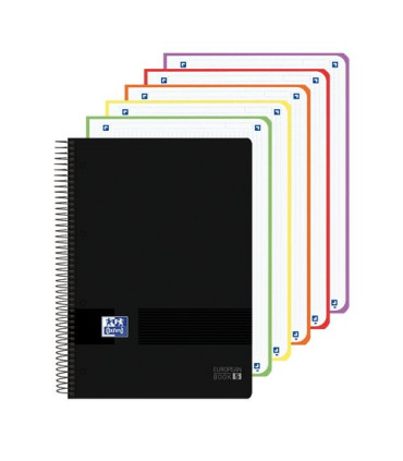 BLOC OXF. EU.BOOK 5 A4 120h CD.5 NEGRO