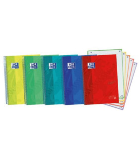 BLOC OXF. EU.BOOK 5 A4 120h CD.5 COL.(5