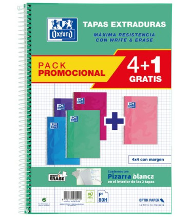 BLOC OXF.SCH.EXTRA Fº 80h CD.4 PK.4+1