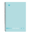 BLOC PAPYRUS UNICLAS Fº 80h 5X5 AZU S