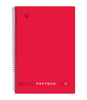 BLOC PAPYRUS UNICLAS Fº 80h LIS ROJO