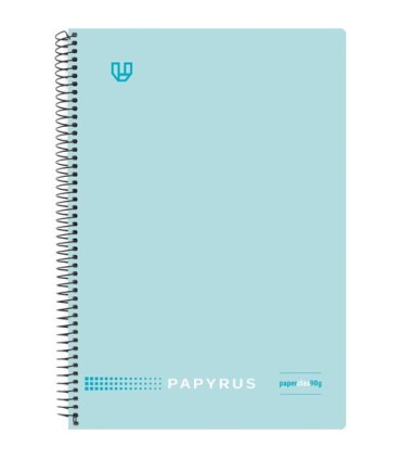 BLOC PAPYRUS UNICLAS 4º 80h HORZT. AZUL