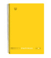 BLOC PAPYRUS UNICLAS 4º 80h LISO AMARILL
