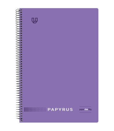 BLOC PAPYRUS UNICLAS 4º 80h LISO VIOLETA