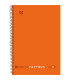 BLOC PAPYRUS UNICLAS 4º 80h 3.5 NARANJA